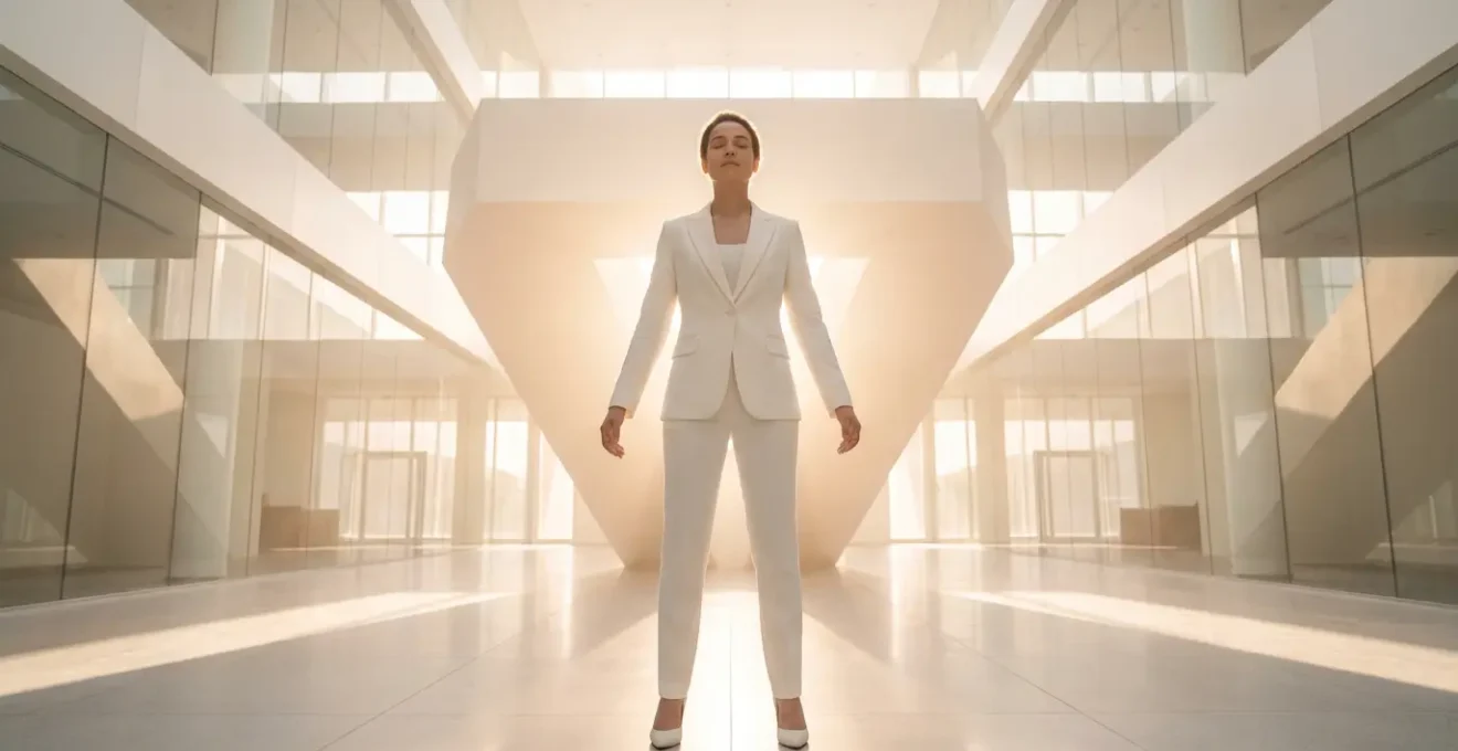 Visualizzazione della bolla di protezione energetica in ufficio