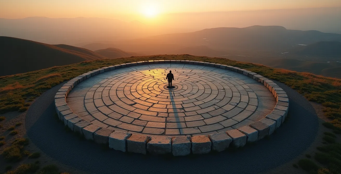 Mappa astrologica che evidenzia il Medio Cielo e le case vocazionali